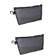thumbnail image 3 of EHJRE 2Pcs Small Tool Bag Portable Organization with Carabiner Hanging Pouch Mesh Tool, 3 of 9