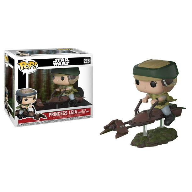 Funko Pop Deluxe: Leia on Speeder Bike Collectible Vinyl Figure (Styles May Vary) (Princess Leia / Luke Skywalker) Funko -