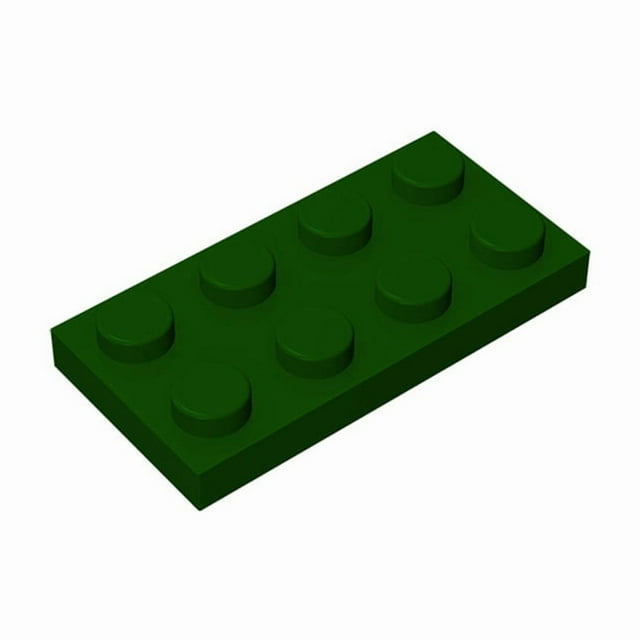 Lot 3020 Plate Thin Figure 2x4 Dots Bricks Toys For Technical Buildings Blocks Gift Compatible with Assemblage DIY MOC Dark Green 50PCS