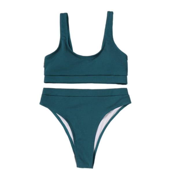 Traje de baño sexy de dos piezas con almohadilla push-up para mujer Conjunto de ropa de playa Fridja nalpqowj61015