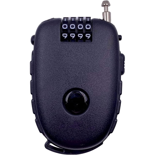 Bike Lock, Bike Lock, Cable Lock, Stroller Lock with 70cm Retractable Cable for Bike, Ski, Snowboard and Stroller