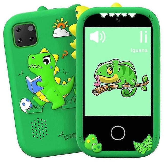 W5 Kids Learning Toy Phone Educational Games Camera Video Recorder with 32GB Memory Card