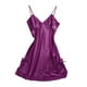 thumbnail image 1 of Lencería Sexy Para Mujer Ropa De Dormir Satén Bowknot Encaje Babydoll Cami Vestido M Sunnimix, 1 of 7