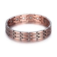 thumbnail image 1 of Brazalete geométrico Minnieouse para hombre cobre cadenas de trigo moda Retro, 1 of 6