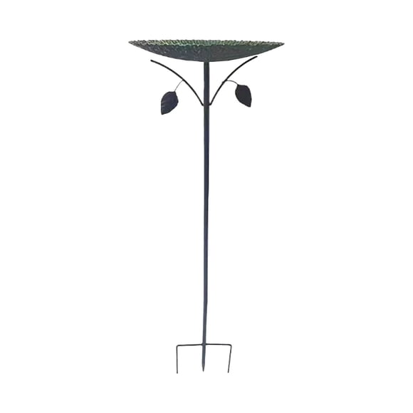 Hearth & Gear Bird Bath Standing Bird Bath Food Bowl For Outdoor Garden Bowl Water Drinker For Birds Food Water Bowl For Yard Patio Backyard Balcony