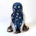 thumbnail image 5 of Tisuna Headbands For Women, Lightweight Large Square Silk Scarf Polka Dot Print Hair Bandana For Outdoor Street, 5 of 7