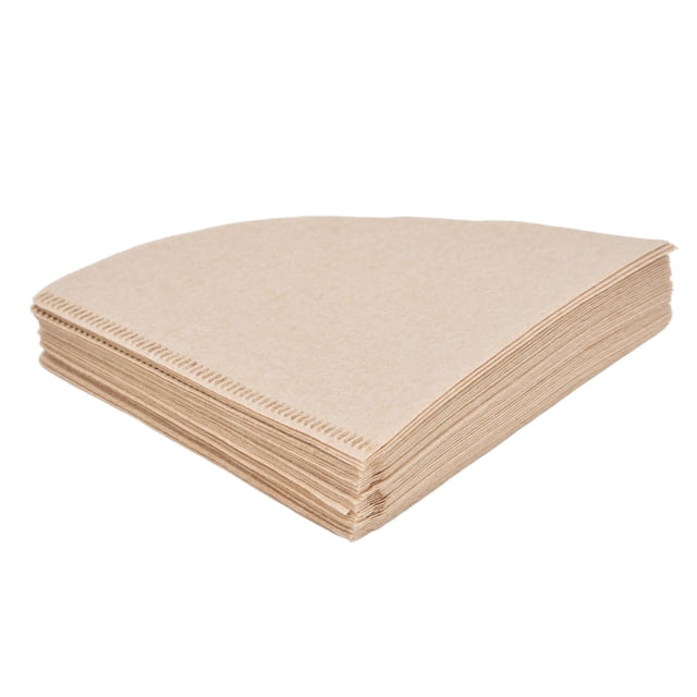 Filtro de café, 40 piezas/bolsa de papel de filtro de café, filtros de café desechables, filtros de papel para café, diseño elevado