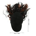 thumbnail image 6 of LOLIPPYY Women's Curly Bob Hair Extension Hat - Baseball Cap Wig with Synthetic Hairpiece Attached for Ladies, 6 of 7
