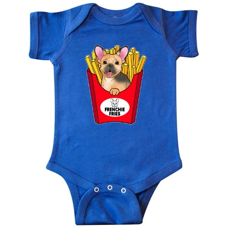 

Inktastic Cute Frenchie in French Fries Gift Baby Boy or Baby Girl Bodysuit