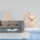 thumbnail image 2 of Adorno de pared creativo con hojas de palma y reloj de pared de madera maciza, ideal para baños, restaurantes y oficinas con temática de selva, 2 of 7