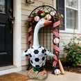 thumbnail image 6 of Porch Goose Costume, Czzoypi Sports Theme Goose Outfit, 23 Inch Polyester Lawn Goose Clothing for Football Basketball Decor, Black, 6 of 6