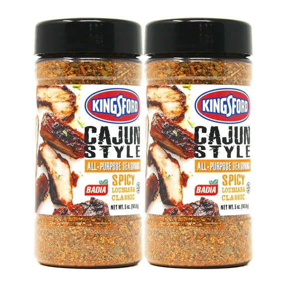 Badia Kingsford Cajun Style, All-Purpose Seasoning, 5 oz - Palatize Pack of 2
