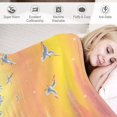 thumbnail image 5 of NIANHE Snowy Christmas Landscape blanket, comfortable and soft, warm casual blanket, printed design, winter sofa dormitory home decoration, must-have travel product. Size is 60x80 inches., 5 of 6