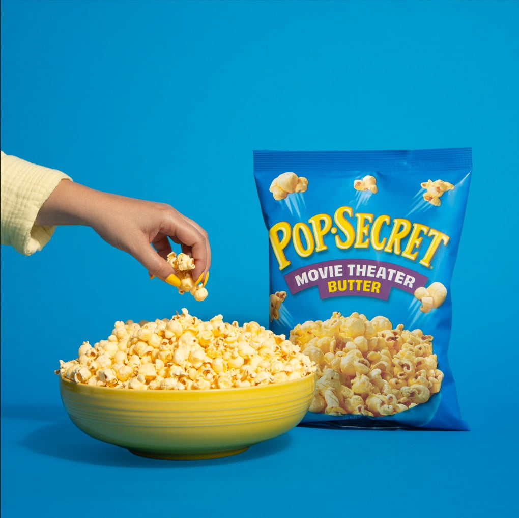 (6 pack) Pop Secret Movie Theater Butter Bagged Popcorn 5.5oz, Gluten-Free, Non-GMO