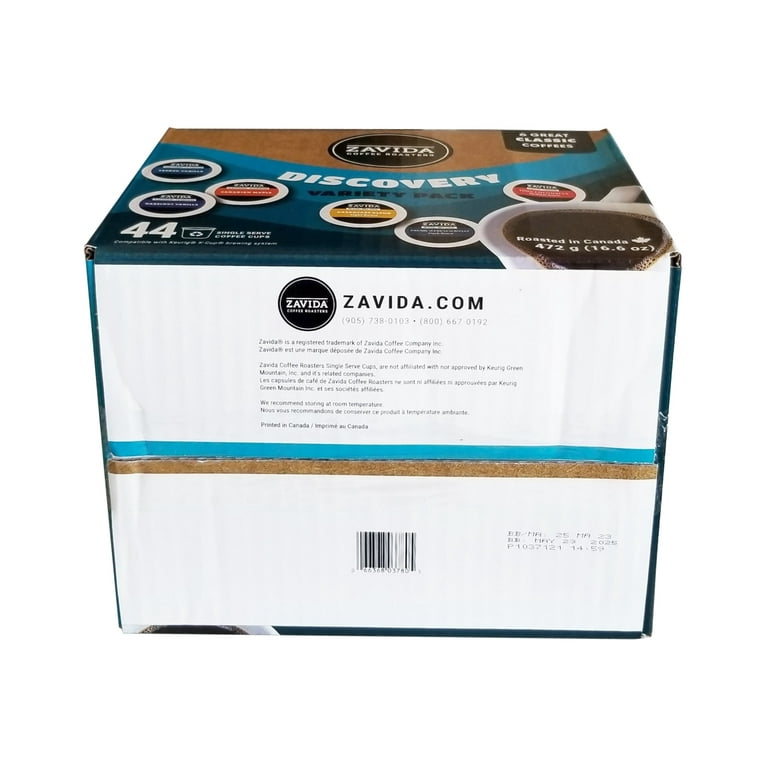 Zavida Coffee Roaster Discovery Variety Pack, 6 Great