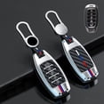 thumbnail image 1 of Car Key Fob Cover Case Protector Zinc Alloy Silicone Car Key Fob Case Cover For Hyundai Palisade Elantra 2019-22, 1 of 8