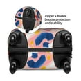 thumbnail image 4 of Balery Luggage Cover Hand Painted Abstract Leopard Print Print Suitcase Covers for Luggage Elastic Washable Suitcase Protector Fits 18-32 Inch Luggage-Medium, 4 of 9