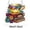 D, variant on Acrylic Jigsaw Puzzle Suncatcher, 7.5in Stained Glass Hummingbird Flower Stacked Books Sun Catcher Window Decor, Irregular Shape Art Ornament
