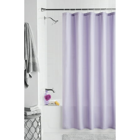 Mainstays Waffle Textured Fabric Shower Curtain Walmart Com