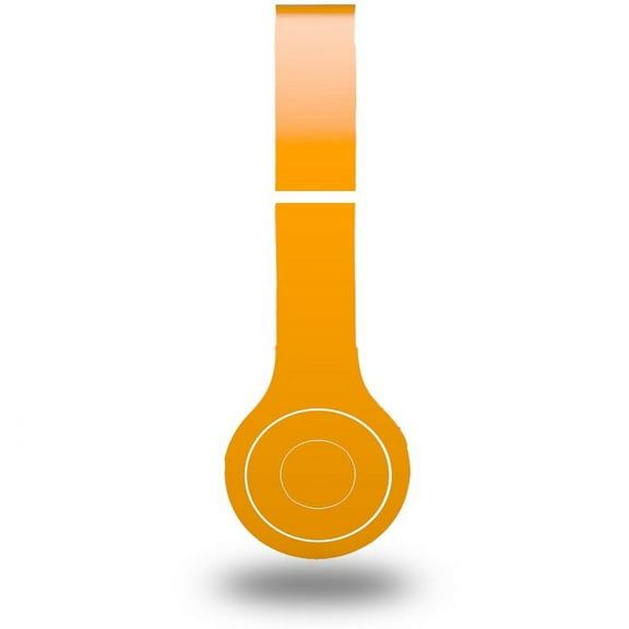 Skin Decal Wrap compatible with Original Beats Solo HD Solids Collection Orange (HEADPHONES NOT INCLUDED)