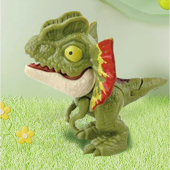 IMENGL Collection de Bijoux Intéressants de Simulation Réelle de Dinosaure Mordant le Bout des Doigts Articulé, Diverses Activités de Dinosaure pour Tout-Petits 1-3 Ans, Aimants pour Réfrigérateur, Jeu de Correspondance d'Animaux