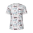 thumbnail image 5 of Wukai Dachshund Dog Puppy Print Men's Short-Sleeved Mesh T-Shirt,Quick-Dry Short Sleeve Workout T-Shirt-3X-Large, 5 of 8
