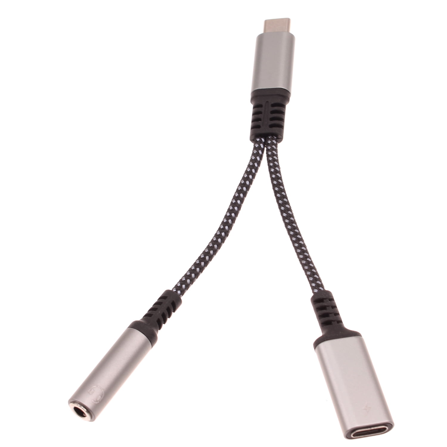 USB-C Earphone Adapter Splitter compatible with Samsung Galaxy S24/S25/S26/FE/Plus/Ultra/Edge - TYPE-C Charging Port