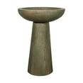 thumbnail image 5 of 24.4"H Concrete Bird Bath for Outdoors - Pedestal Bird Bath for Patio, Yard and Garden Decor, 5 of 10