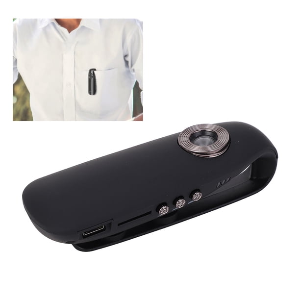 Grabadora De Vídeo Con Clip, Batería De 560 MAh, Mini Cámara Portátil, Grabación En Bucle HD 1080P Con Audio Para Aplicación De La Ley Policial