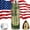 Camo Flag, variant on Cool Birthday Gifts for Men Dad Brother, Legends Are Born in May, 17 Oz Bullet Tumbler, Funny Dad Gifts from Daughter