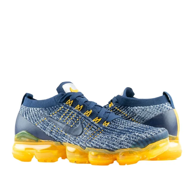 Ni - ke Ni - ke Air VaporMax Flyknit 3 AJ6900-400 Sneakers Men's College Navy Running Shoes