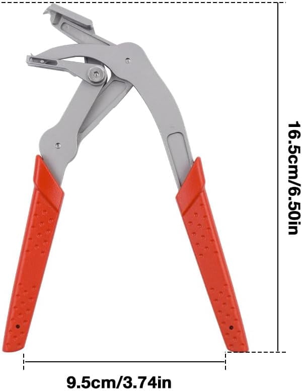Car Clip Pliers & Trim Removal Tool, Spring-Loaded Fastener Rivet Remover for Auto Door Panels, Interior & Exterior Trim, Mechanic, Damage-Free Disassembly (1 pcs)