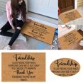 thumbnail image 2 of Amusing Welcome Door Mat Summer Door Mats Coco Coir Floor Mat Fun Slogan Doormats ‘Friendship Is Like Peeing Your Pants’ Front Doormat with Non-silp Backing ,Welcome Mat 16''x24'' Entry Mat, 2 of 6