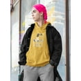 thumbnail image 2 of Trendy  Objects Rave Style Hoodie Women -Image by Shutterstock, Female XX-Large, 2 of 4