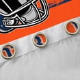 thumbnail image 4 of jejeloiu Football City Silhouette Blackout Curtains Set of 2 (52x84 Each),Deepblue Rugby Helmet Window Curtains For Kids, 4 of 6