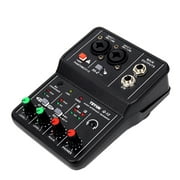 ammoon Sound Card, USB Audio Interface with 48V Phantom  for Professional Recording