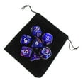 thumbnail image 3 of Dados de juego de mesa Acrílicos D10 D4 D12 Con Bolsa de Almacenamiento Sunnimix Azul, 3 of 8