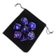 thumbnail image 3 of Dados de juego de mesa Acrílicos D10 D4 D12 Con Bolsa de Almacenamiento Sunnimix Azul, 3 of 8