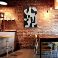 thumbnail image 6 of Shadudu Geometric Wall Art Black and White Abstract Canvas Wall Decor Simple Color Blocks Pictures Prints Mid Century Modern Paintings Artwork for Living Room,Bedroom,Office 24x36in, 6 of 7