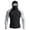 Black, variant on Men's UPF 50+ Sun Protection Jacket, Lightweight Hooded Windbreaker with Zip Pockets, Breathable Outdoor Performance Gear for Fishing, Hiking, Running