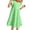 1-Light Green253, variant on Yiyuu Girls Summer Ruffle Polka Dot Tank Dress Casual Round Neck A-Line Dress, Sizes 6-15