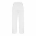 thumbnail image 5 of Mitankcoo Women's Elastic Waist Pants with Pockets - Solid Color Relaxed Fit - Casual Comfort Long Trousers, 5 of 6