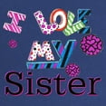 thumbnail image 2 of CafePress - Ilovemysister - Maternity Dark T-Shirt, 2 of 3