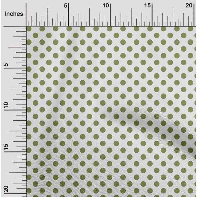 oneOone Silk Tabby Fabric Polka Dots Print Fabric By Yard 42 Inch Wide