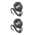 thumbnail image 1 of ZLight Sports Stopwatch Calendar Waterproof Shockproof Timer Clock Judgment Stop Watch Timing Function for Running 79X62X19mm 2Set, 1 of 6