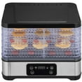 thumbnail image 1 of KFFKFF Food Drying Device, 5-Layer Fruit Dryer, 300W Electric Dehydrator with Digital Timer & Temperature Control for Jerky, Herbs, Meats, Fruits, Dog Snacks & Veggies, ETL Certified, 1 of 9
