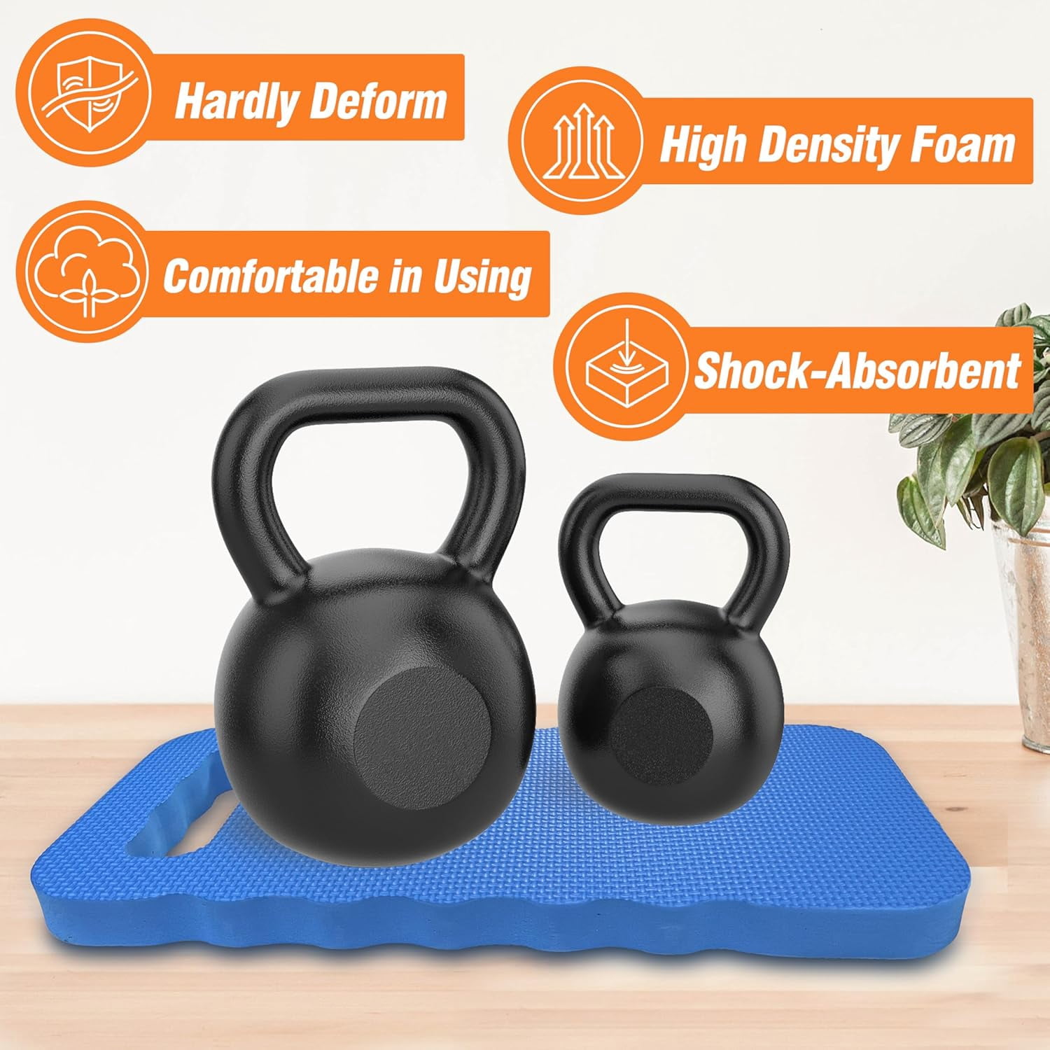Garden Kneeling Cushions 6 Pack High Density EVA Foam Knee Pad Yoga Exercise Blue