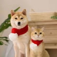 thumbnail image 4 of Bufanda de Punto Methold Roja para Perros y Gatos Navidad, 4 of 6