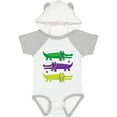 thumbnail image 3 of Inktastic Mardi Gras Holiday Alligators Boys or Girls Baby Bodysuit, 3 of 5