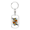 Dog Tag with Swivel Keychain (Gold), variant on Queen of Spades Gambler Dog Tag Keychain Stainless Steel Silver Tone or Gold Tone